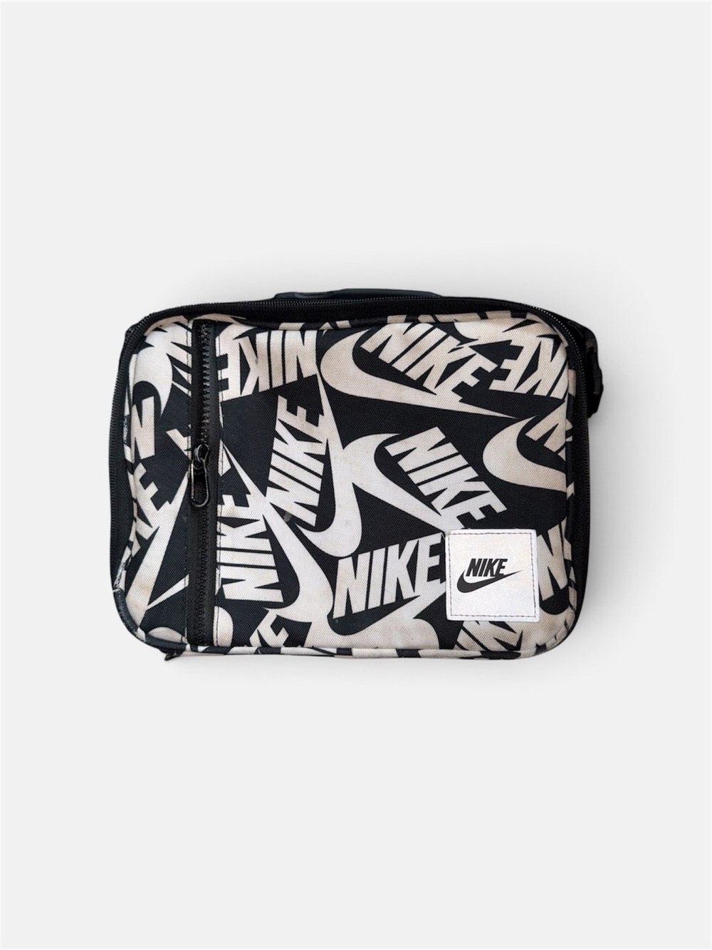 Nike Black & White Logo Lunch Bag
